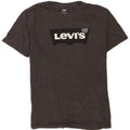 Levi's Herre grafisk T-shirt Top Stor grå flækket bomuld