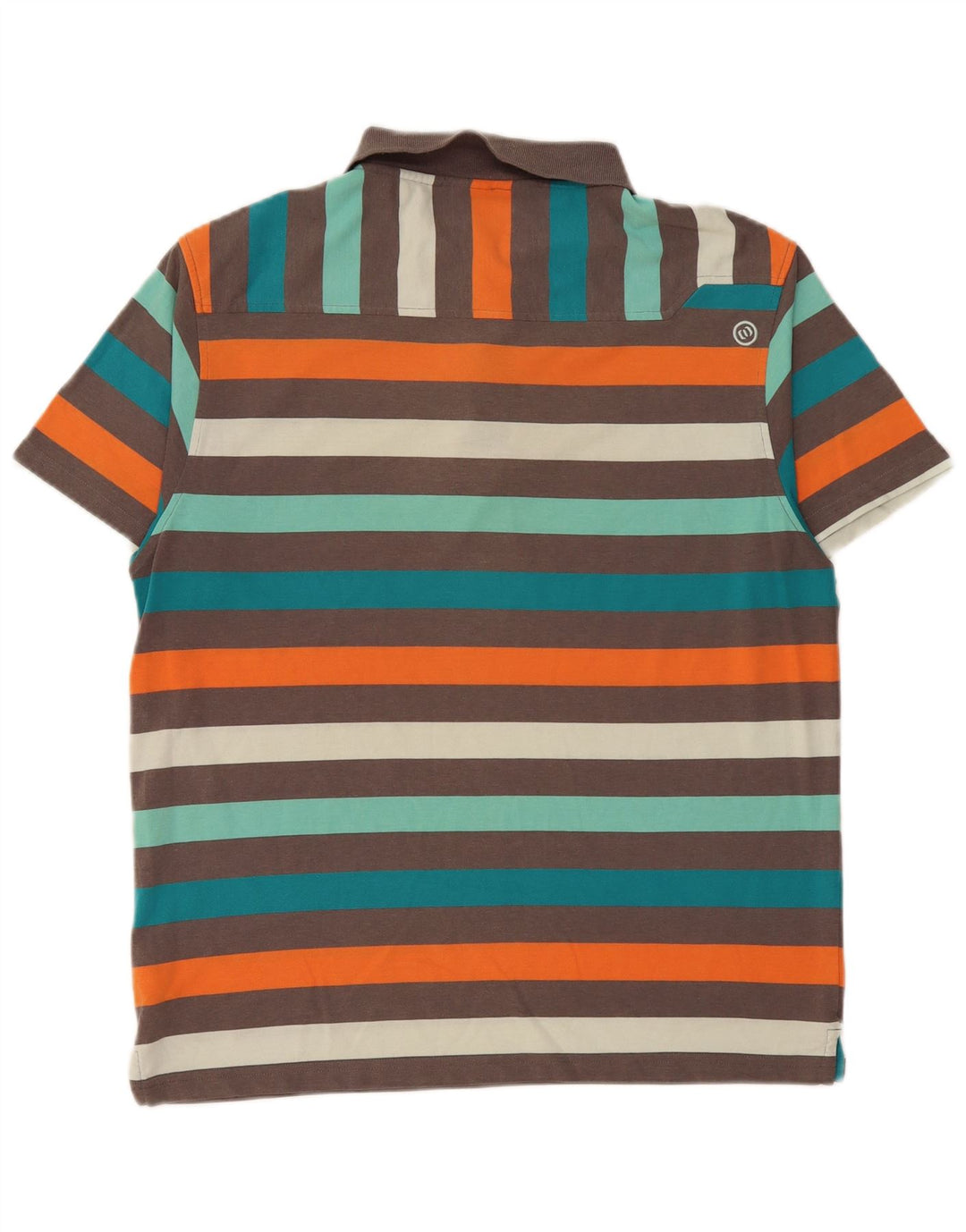 Animal Herre poloshirt Stor flerfarvet stribet polyester