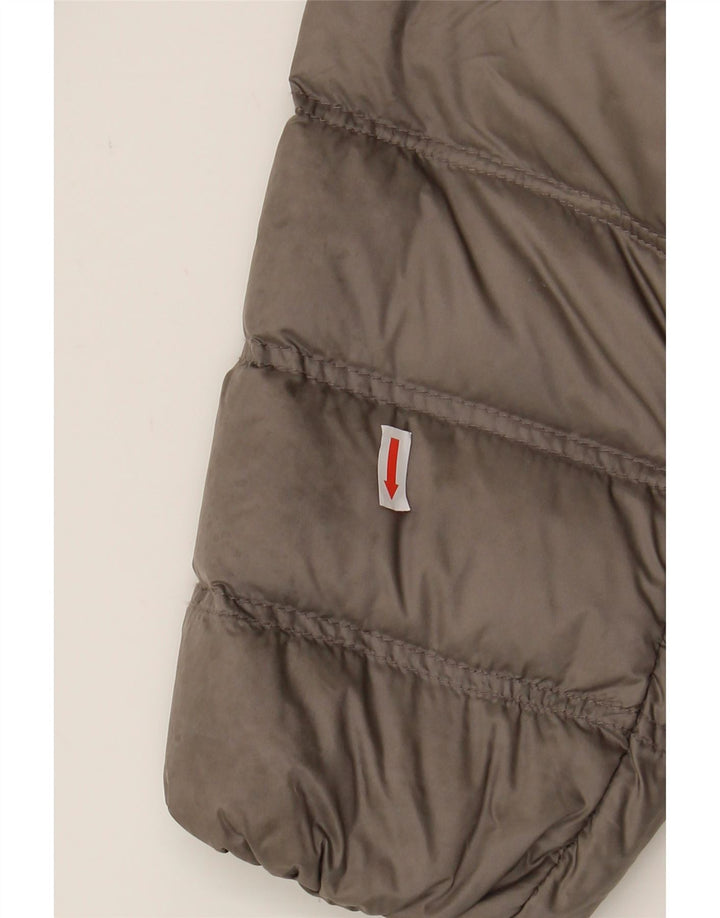 MASSIMO DUTTI Womens Hooded Padded Jacket UK 10 Small Grey Nylon Vintage Massimo Dutti and Second-Hand Massimo Dutti from Messina Hembry 
