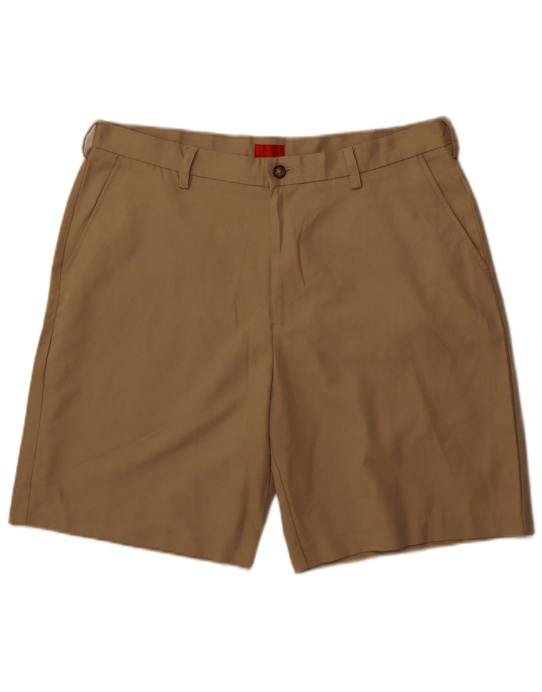 Izod Chino Shorts til mænd W38 XL Beige Polyester