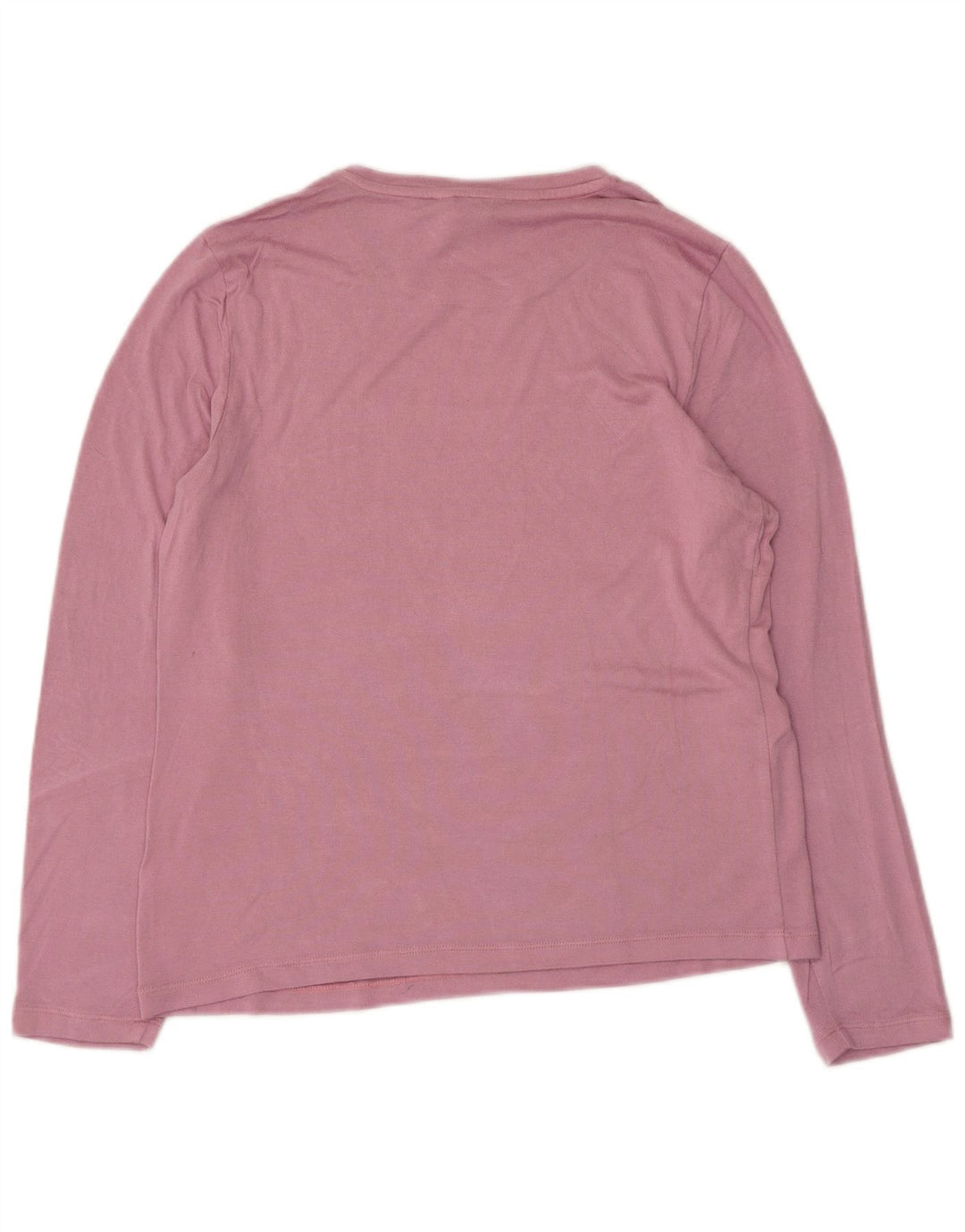 Marks & Spencer Dame Top Langærmet UK 16 Large Pink Viscose