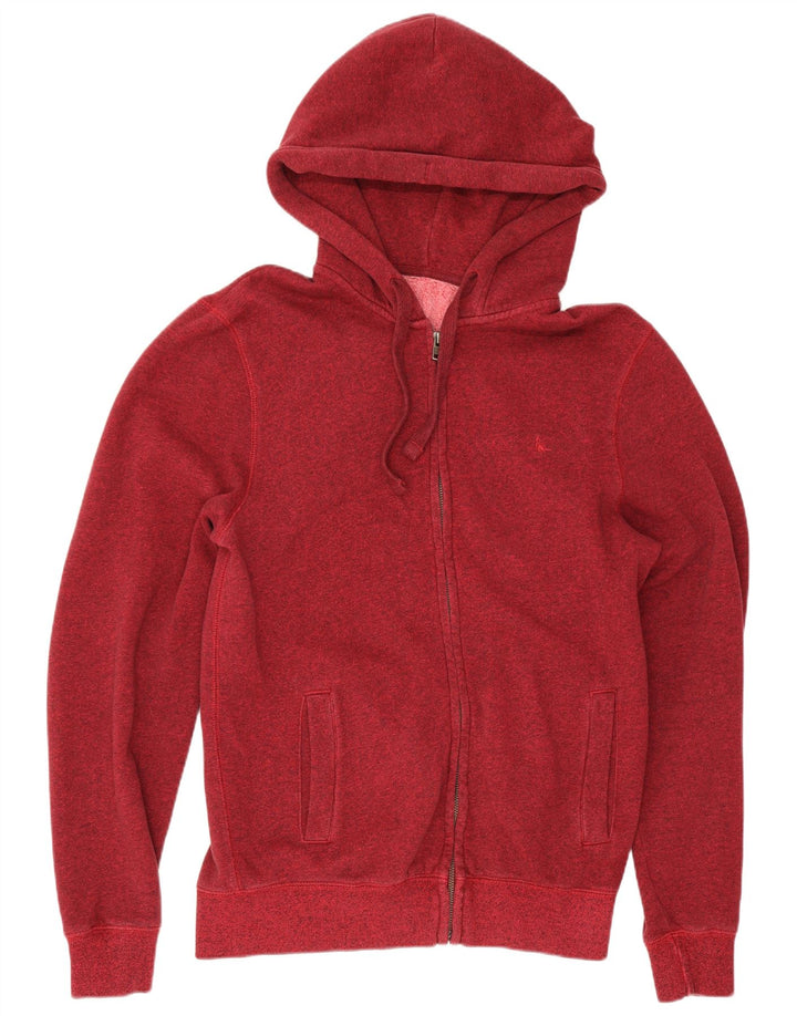 Jack Wills Hættetrøje med lynlås til mænd Medium rød bomuld