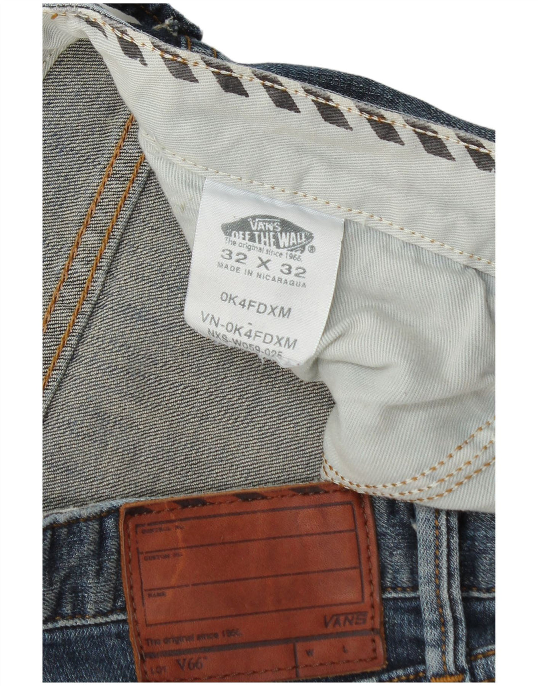 Vans Straight Jeans til mænd W32 L32 Blå