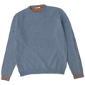 Sun68 Dame sweater med rund hals, stor blå uld