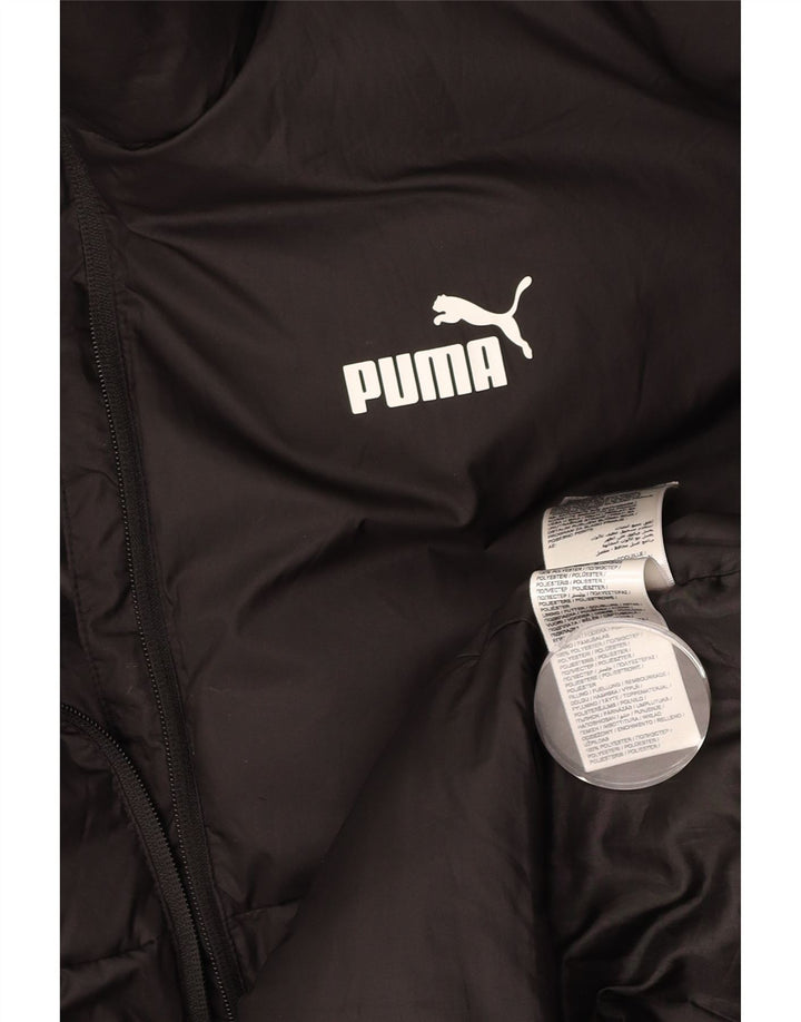 PUMA Polstret jakke til mænd UK 42 XL Sort Polyester