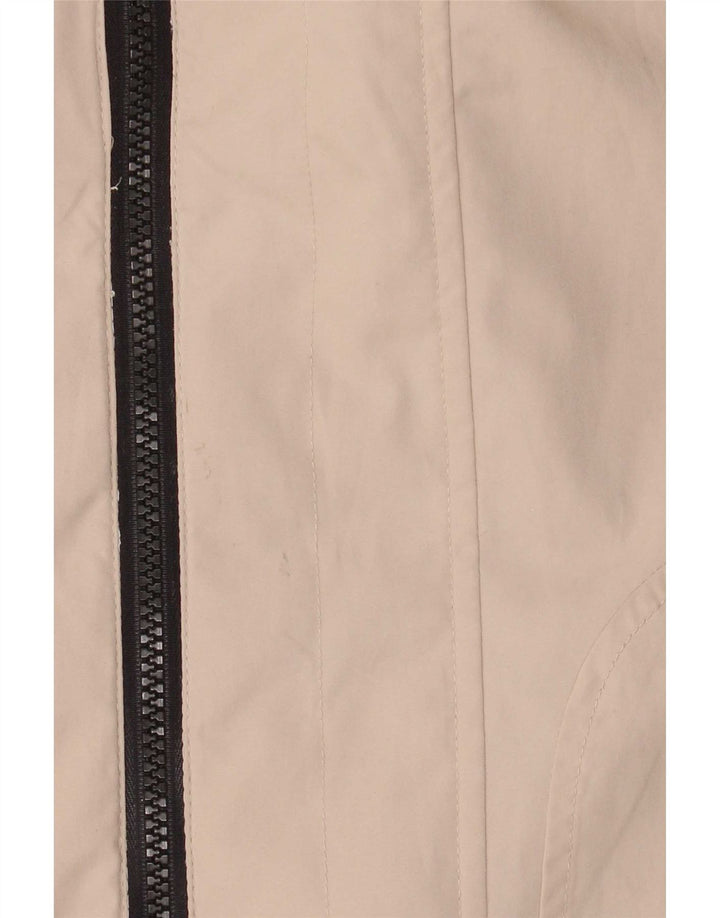 Armani Jeans Regnfrakke med hætte til mænd IT 52 XL Beige Polyester