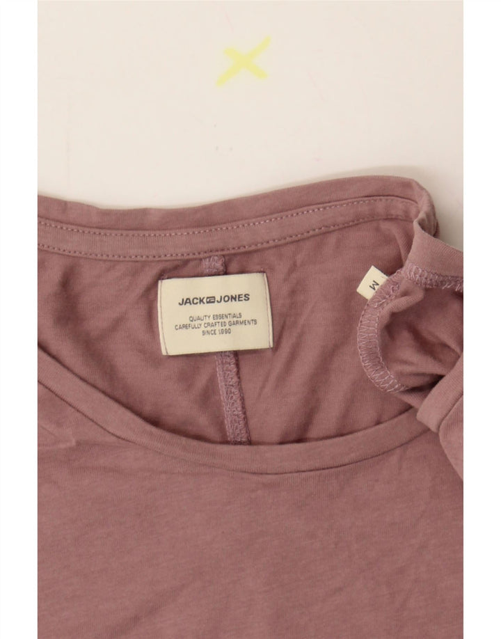 JACK & JONES Mens T-Shirt Top Medium Pink Cotton Vintage Jack & Jones and Second-Hand Jack & Jones from Messina Hembry 