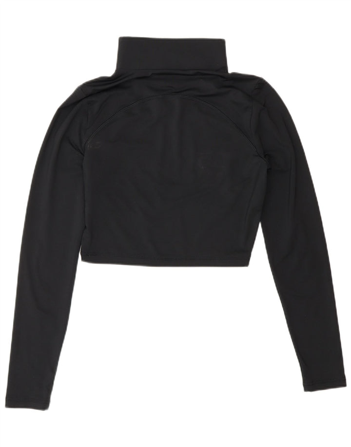 Under Armour Womens Graphic Crop Pullover Træningsdragt Top UK 8 Small Black