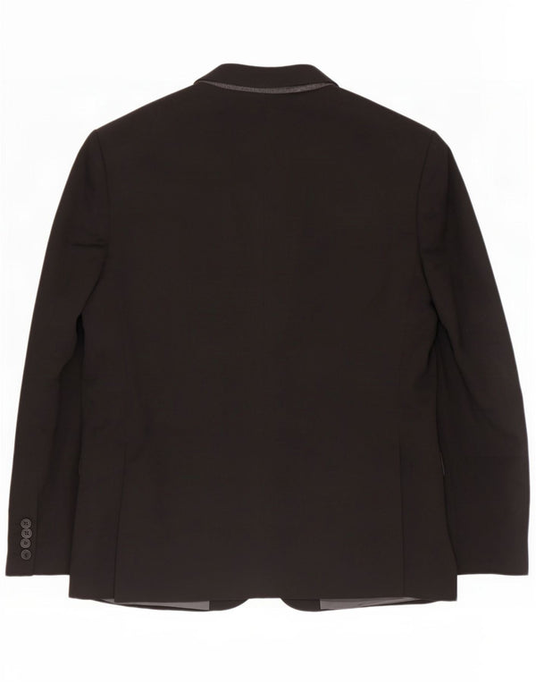 Marks & Spencer Herre 2-knaps blazerjakke UK 44 XL Sort Polyester