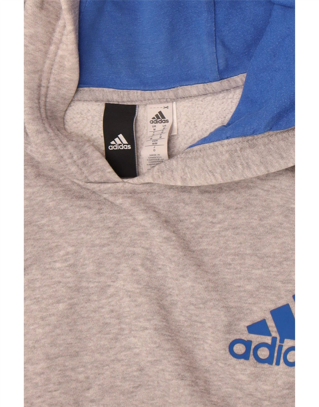 Adidas Herre hættetrøje Jumper Medium Grey Flecked Bomuld