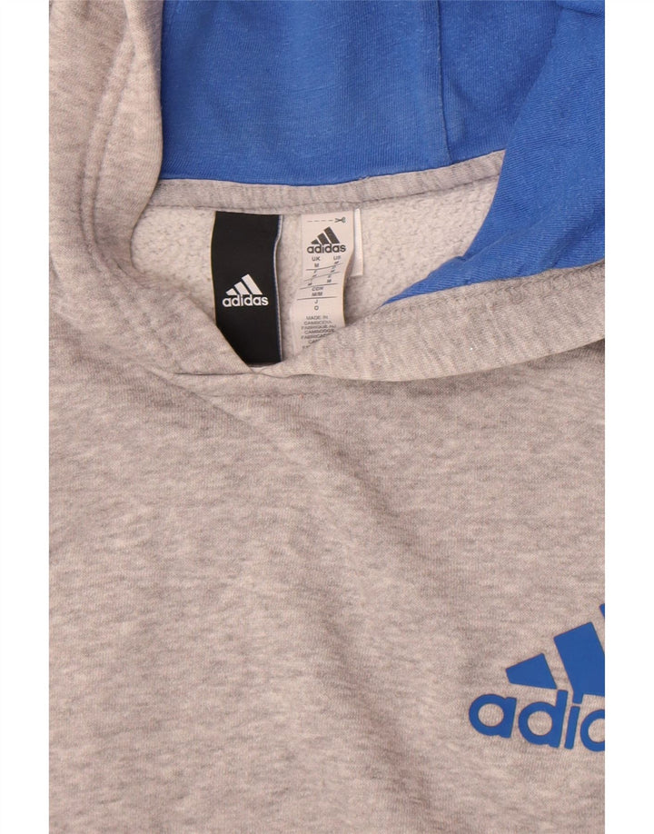 Adidas Herre hættetrøje Jumper Medium Grey Flecked Bomuld