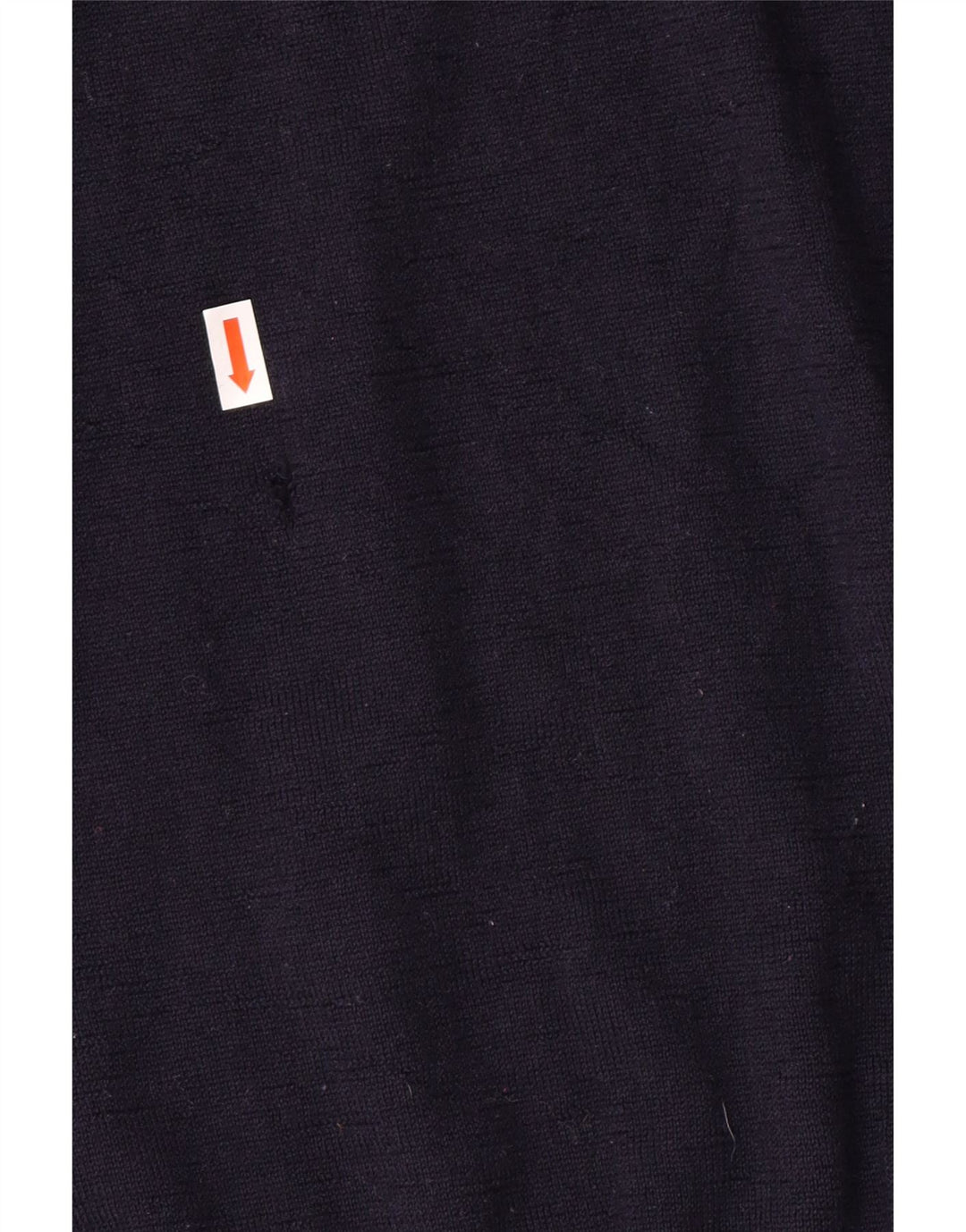 Lacoste Herre Crew Neck Jumper Sweater Størrelse 4 Medium Navy Blue Virgin Wool