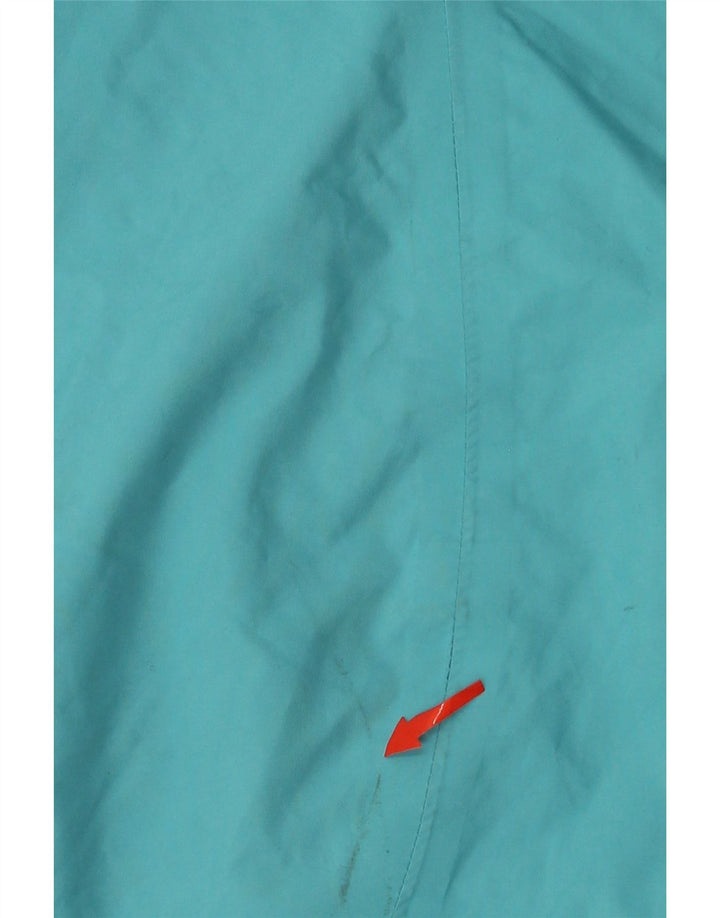 Adidas Dame Clima Proof Hooded Raincoat UK 16 Large Blue Polyester