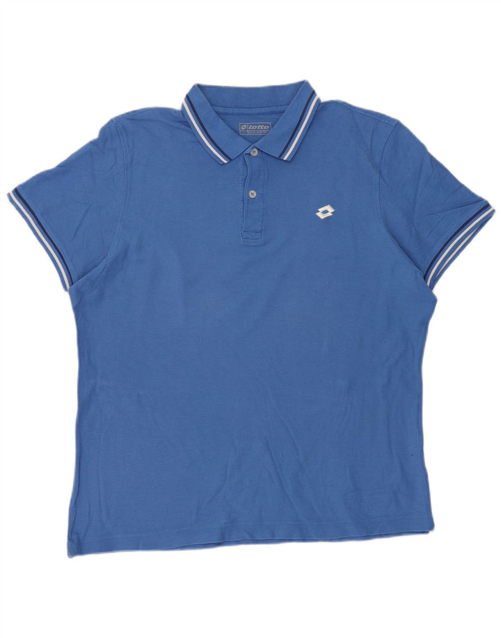 Lotto Herre Polo Shirt Large Blue