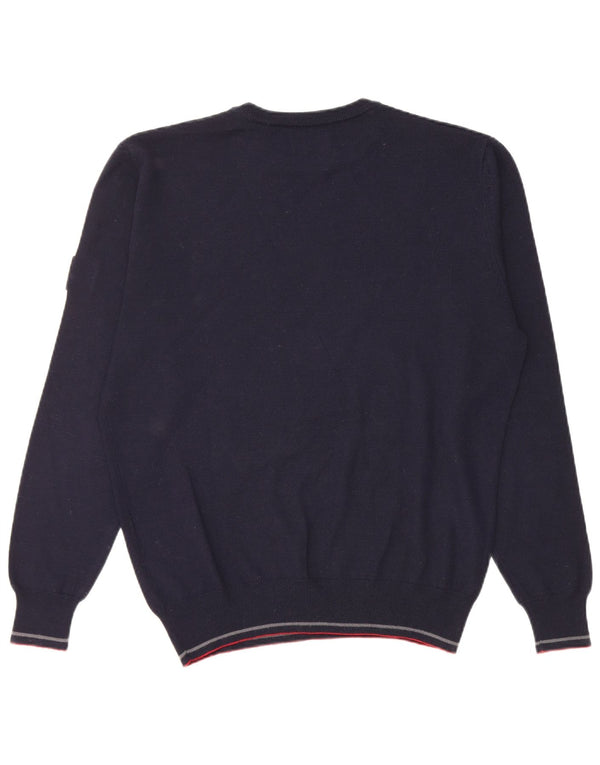 Refrigiwear Herre Regular Fit Crew Neck Jumper Sweater Small Navy Blue