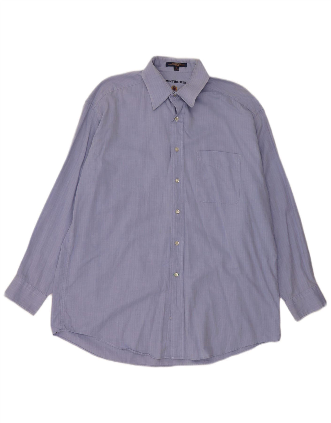 Tommy Hilfiger Herreskjorte str. 16 Large Blue Sildebensbomuld