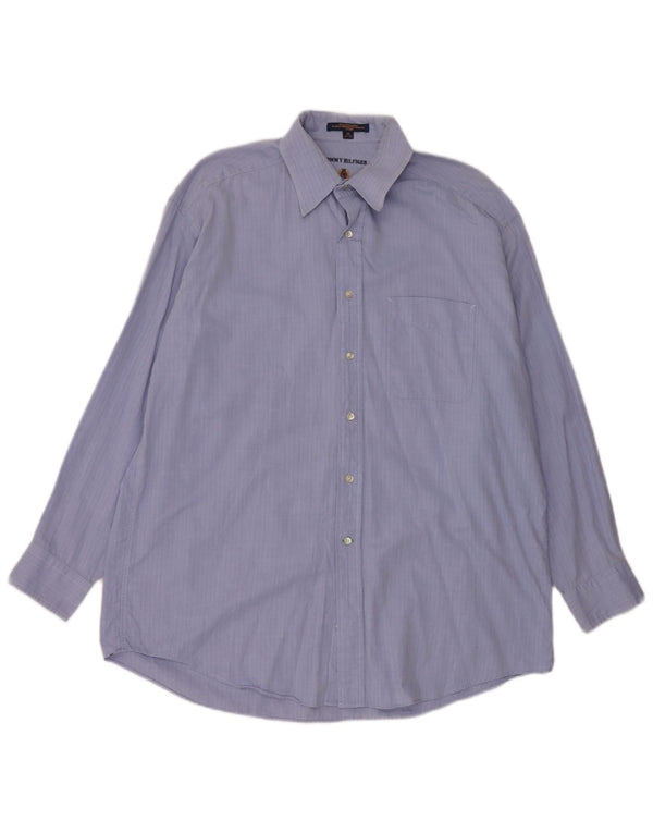 Tommy Hilfiger Herreskjorte str. 16 Large Blue Sildebensbomuld