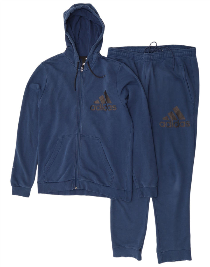 Adidas Herre grafisk hel træningsdragt Large Blue