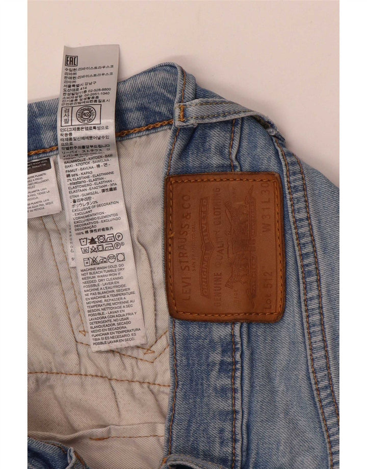 Levi's Herre 512 Slim Tapered Jeans W31 L28 Blå Bomuld