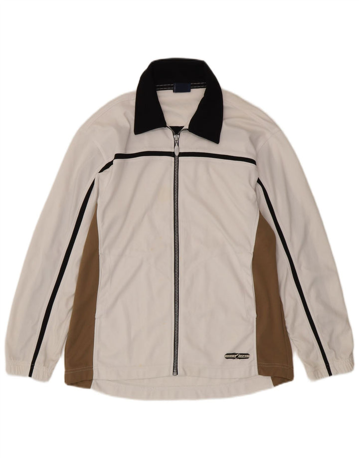 Asics Træningsdragt til mænd Topjakke Medium White Colourblock Polyester