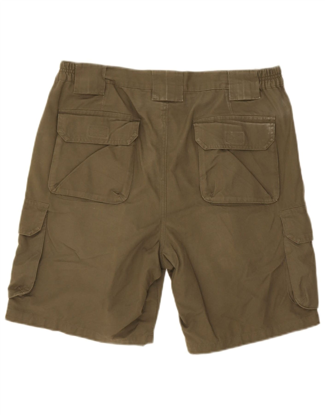 Zara Herre Cargo Shorts EU 42 Large W32 Khaki Cotton
