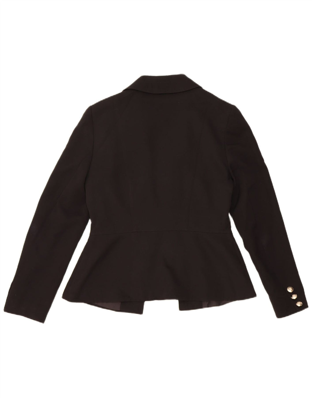 LIPSY Womens Double Breasted Blazer Jacket UK 12 Medium Black Polyester