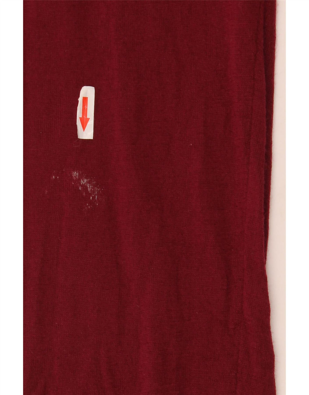 MARKS & SPENCER Herre V-hals sweater 2XL Rød Merinould