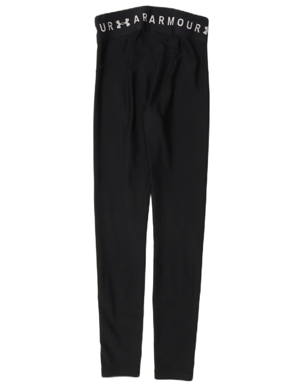 Under Armour Grafiske High Waist Leggings til kvinder XS W24 L27 Sort