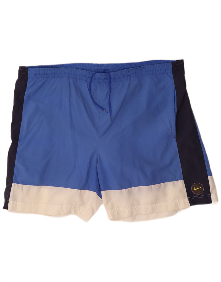Nike Sportsshorts til mænd 2XL Blå Colourblock Nylon