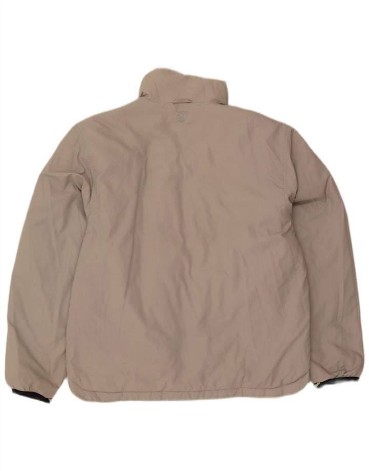 Timberland Herre vendbar polstret jakke UK 40 Stor sort nylon