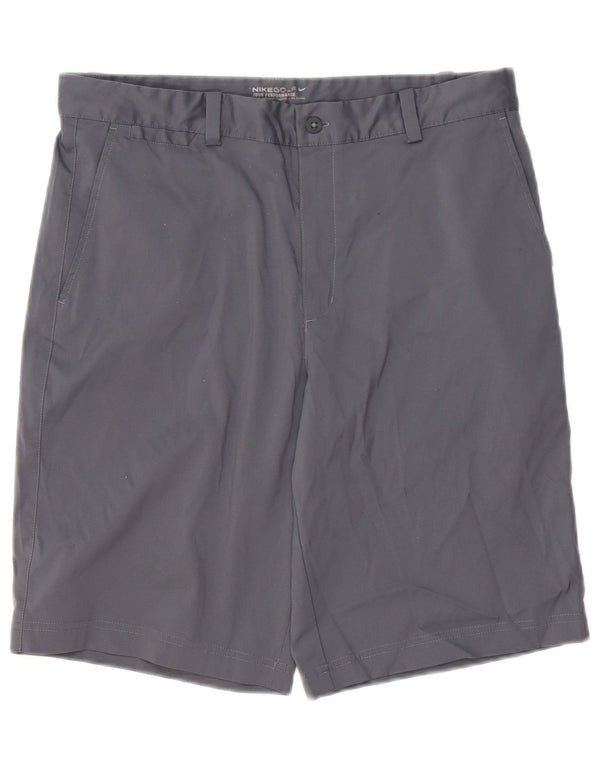 Nike Herre Dri Fit Chino Shorts W32 Medium Grey Polyester