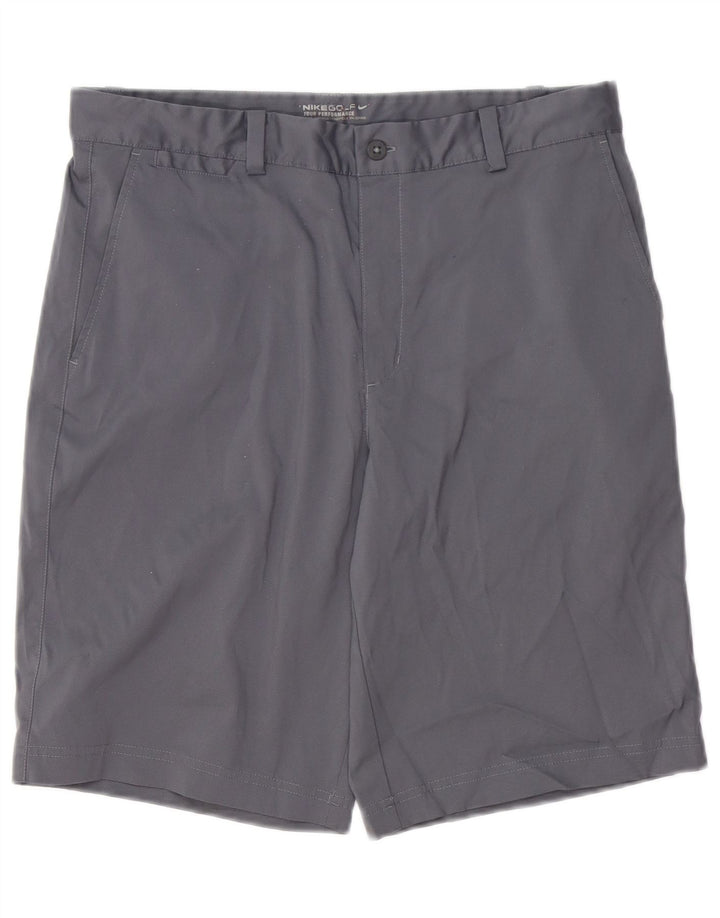 Nike Herre Dri Fit Chino Shorts W32 Medium Grey Polyester