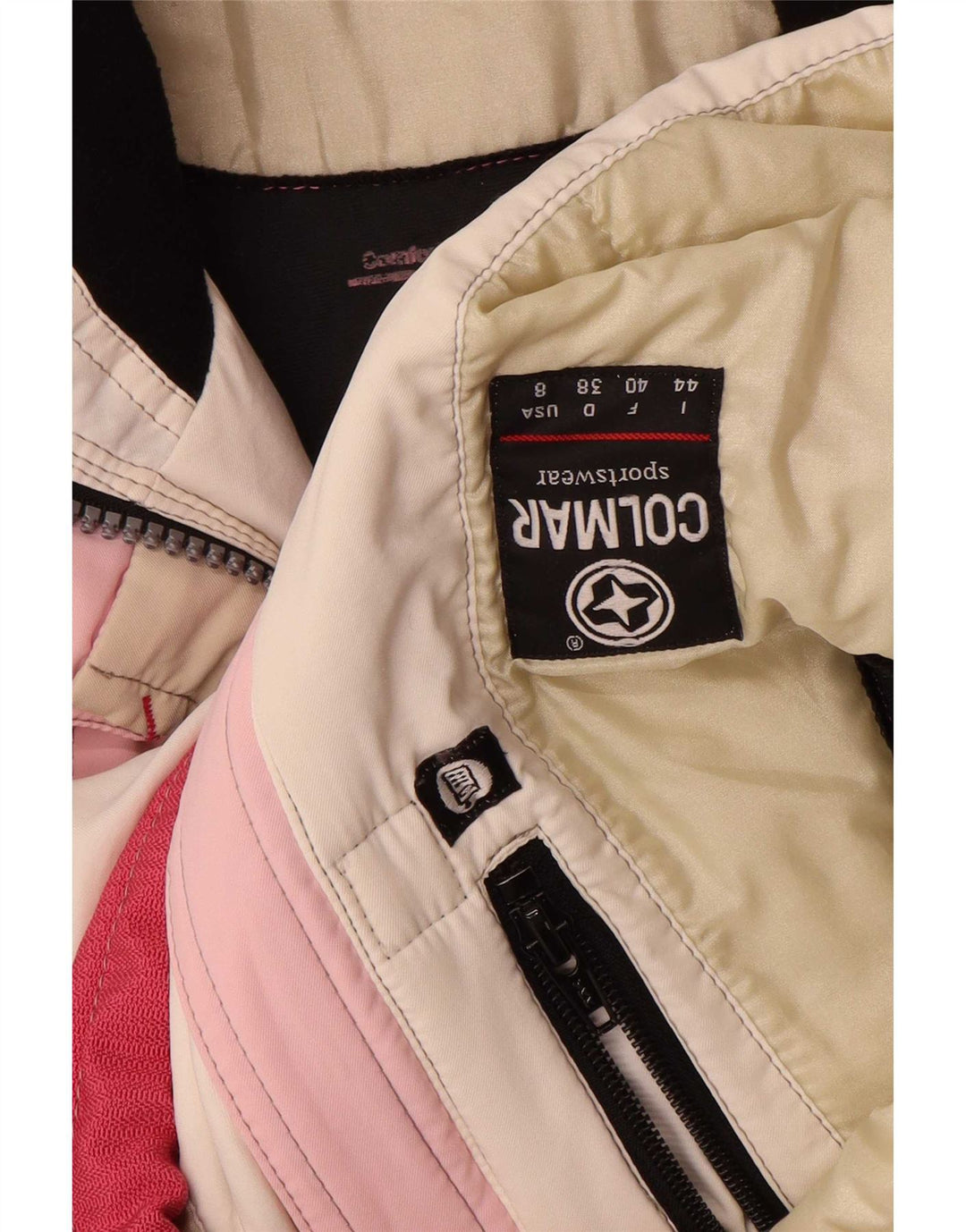 Colmar Dame Loose Fit Skijakke IT 44 Medium Pink Colourblock