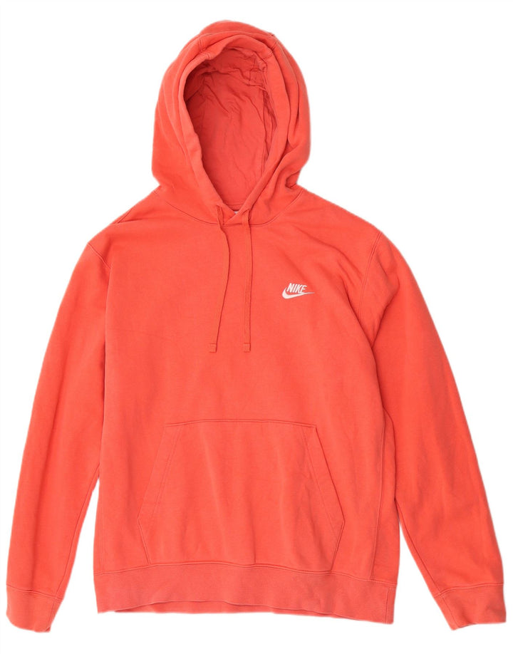 Nike Herre Regular Fit hættetrøje Jumper Medium Orange Bomuld