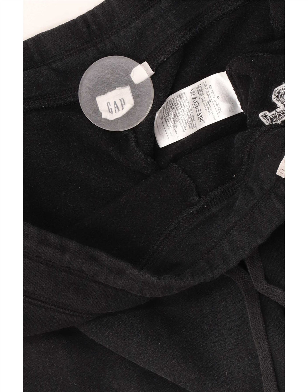 Gap Womens Grafisk træningsdragt Bukser UK 14 Medium Black Bomuld