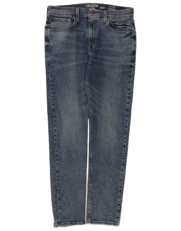 Levi's Herre Denizen Slim Tapered Jeans W32 L32 Blå Bomuld