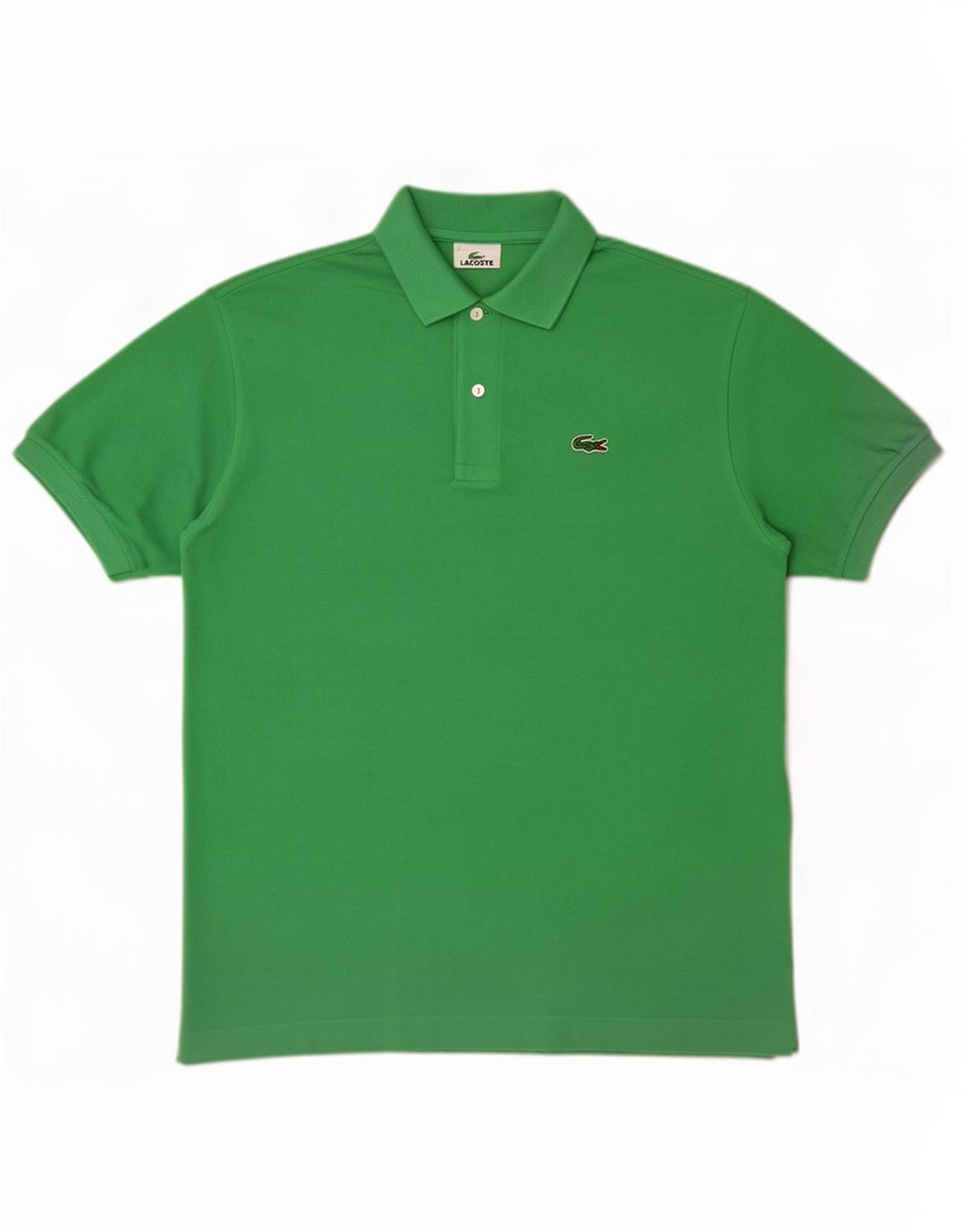 Lacoste herre poloskjorte str. 5 Large grøn bomuld