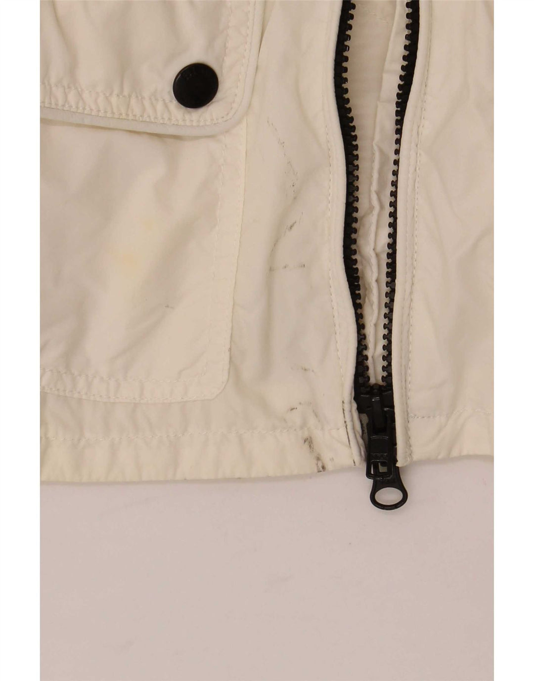 Blauer Girls Utility Jacket 15-16 År Hvid Polyamid