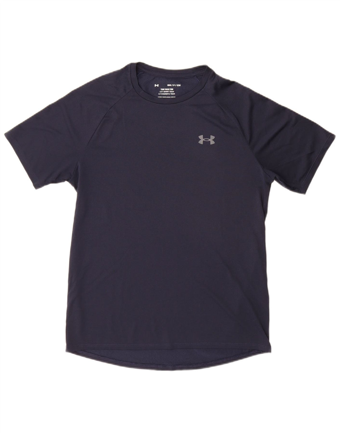 Under Armour Herre T-shirt Top Lille marineblå polyester