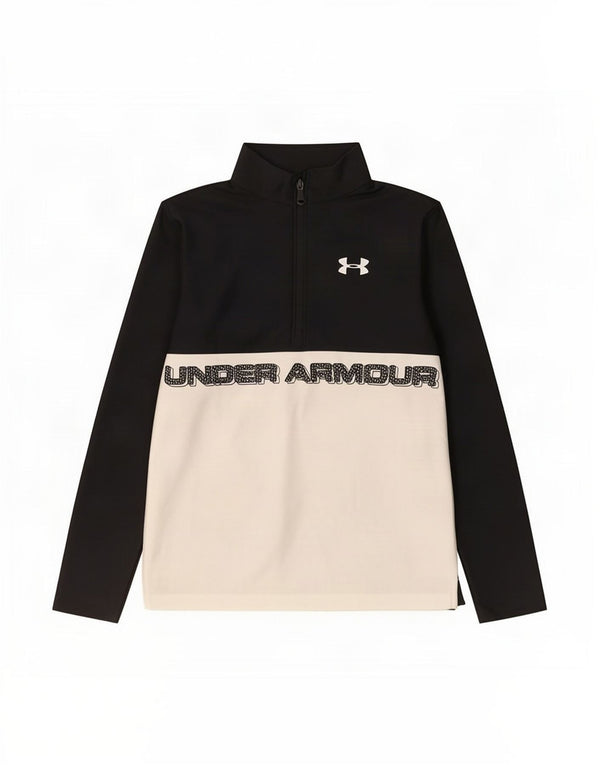 Under Armour Boys Grafisk Pullover Træningsdragt Top 11-12 År Stor Sort