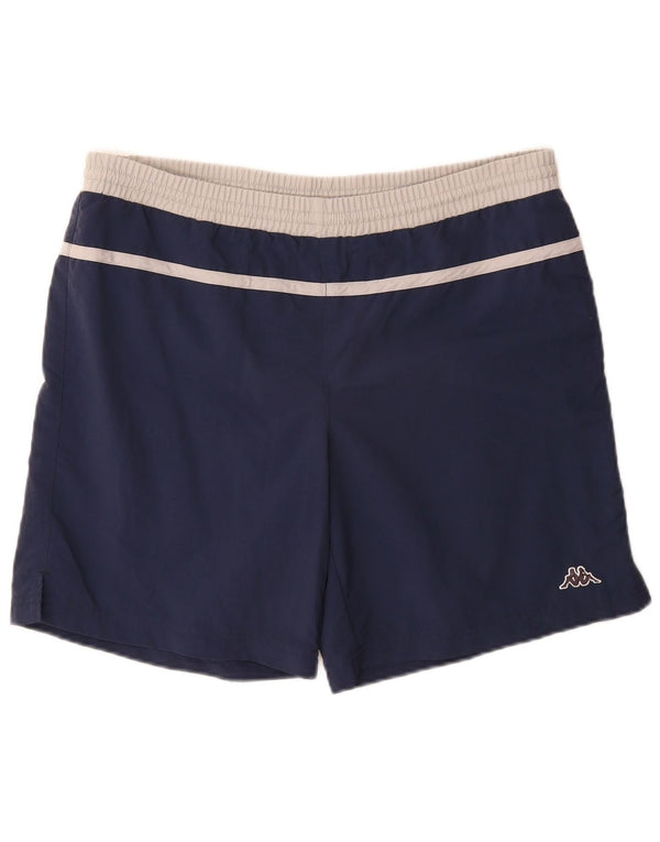 Kappa Badeshorts til mænd Large Navy Blue Colourblock Nylon
