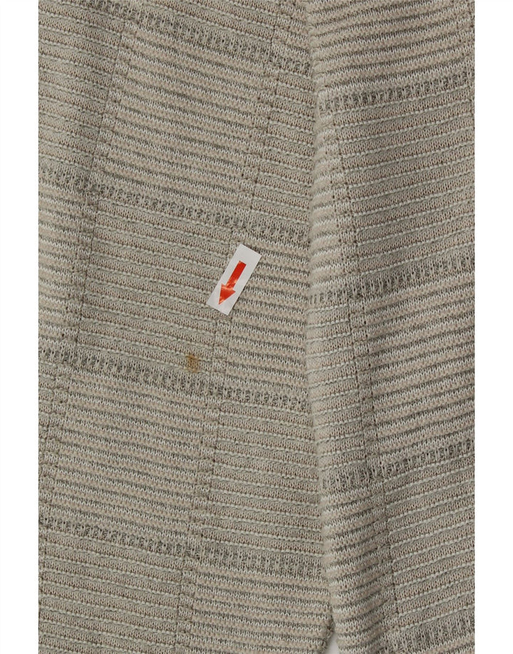 Demiro Herre Cardigan Sweater IT 54 XL Grå Geometrisk Bomuld