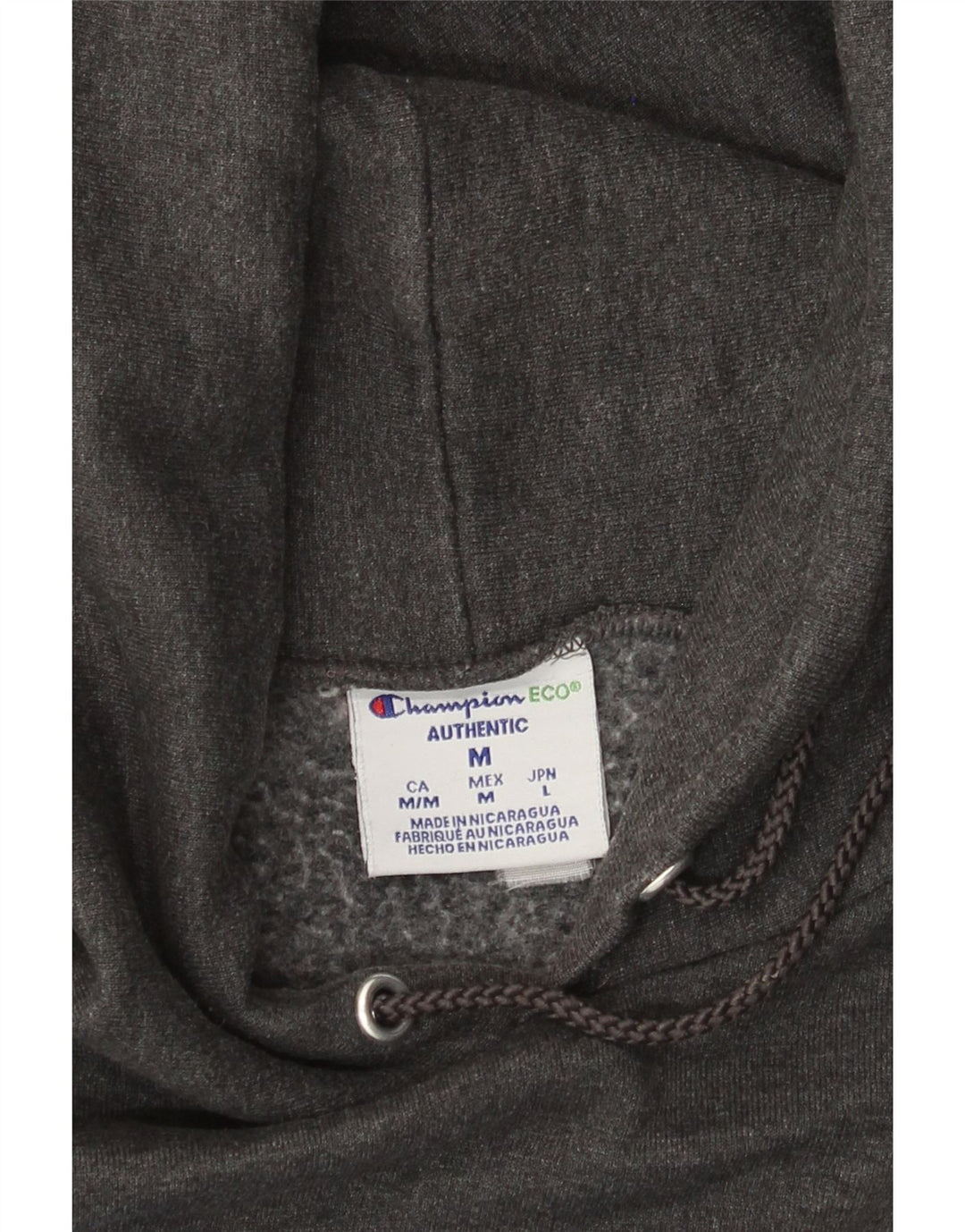 Champion Herre Tufts University Graphic Hoodie Jumper Medium Grå