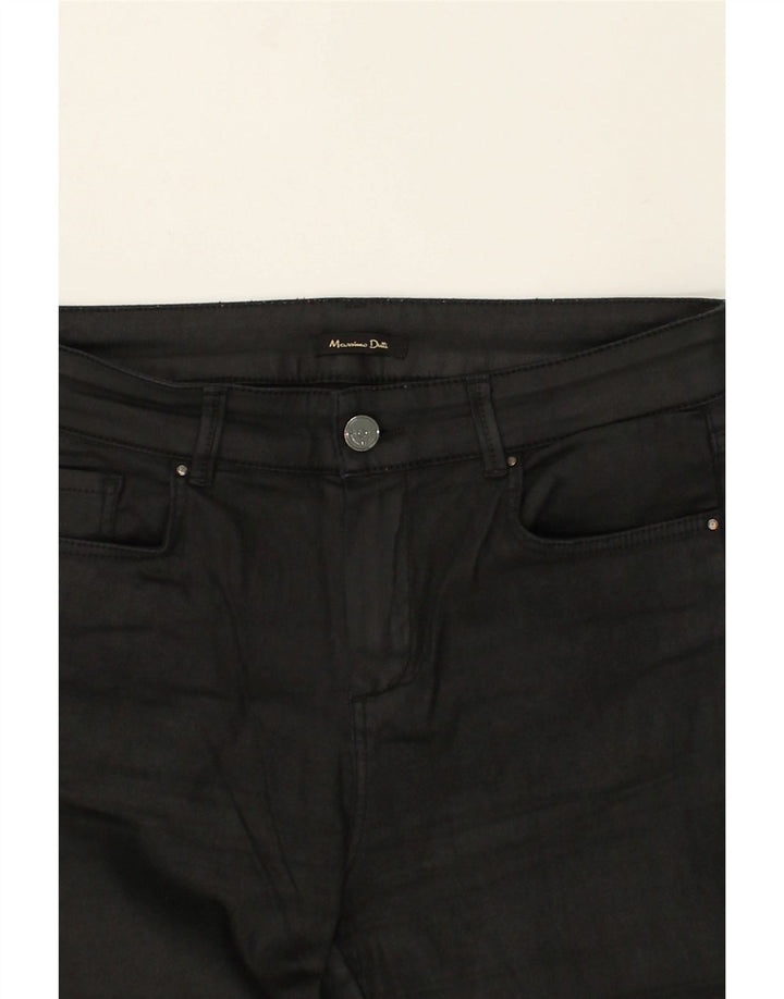 MASSIMO DUTTI Womens Skinny Casual Trousers EU 38 Medium W28 L29  Black | Vintage Massimo Dutti | Thrift | Second-Hand Massimo Dutti | Used Clothing | Messina Hembry 
