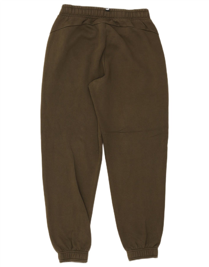 Puma Drenge Træningsdragt Bukser Joggers 15-16 år Khaki Bomuld