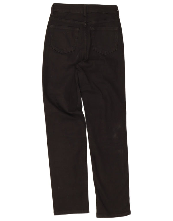 Marks & Spencer Womens The Sienna Straight Jeans UK 10 Small W28 L30 Black