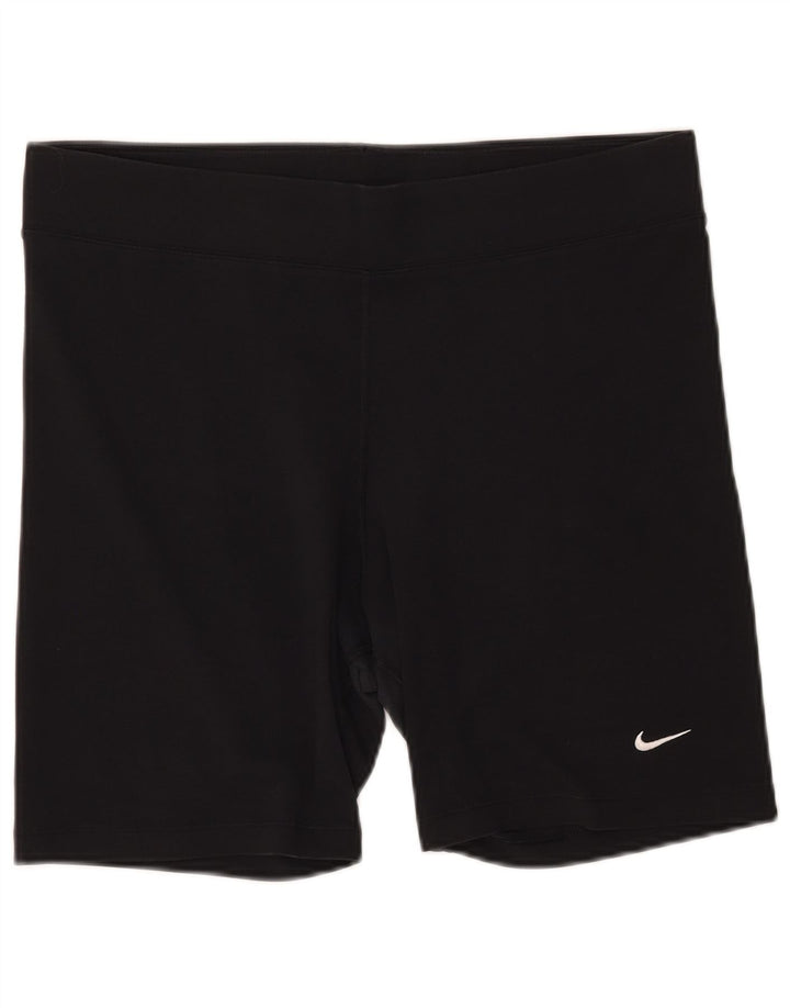 NIKE sportsshorts til kvinder UK 18 XL sort bomuld