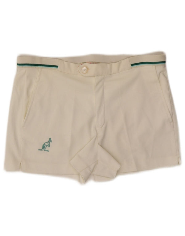 AUSTRALIAN L'ALPINA Dameshorts IT 46 Large W33 Off White Syntetisk