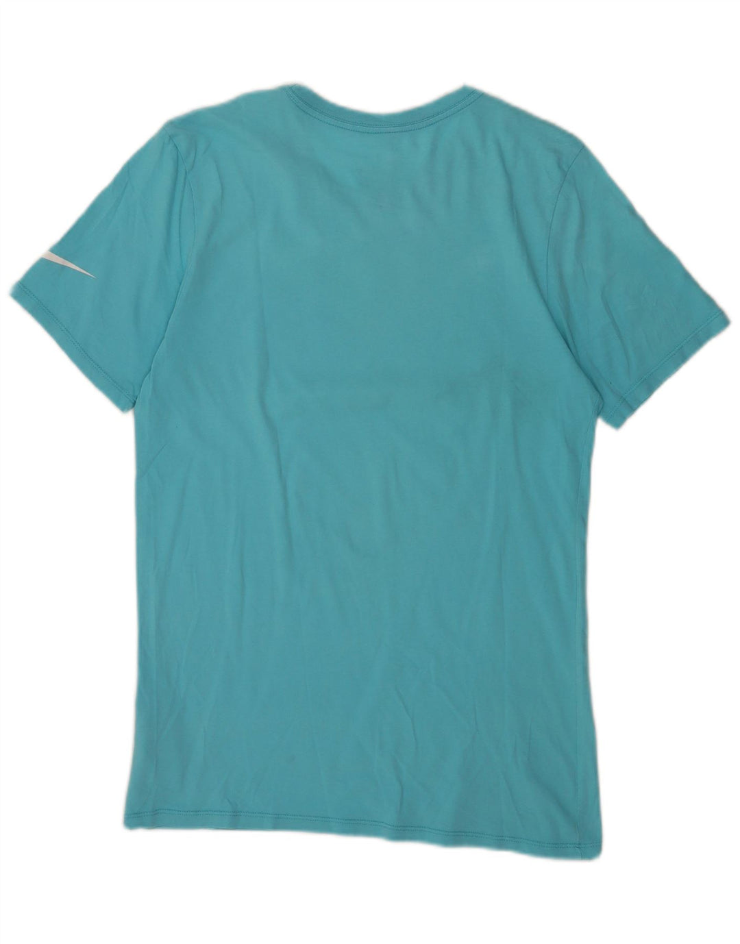 Nike Herre Athletic Cut Grafisk T-shirt Top Medium Blue Bomuld