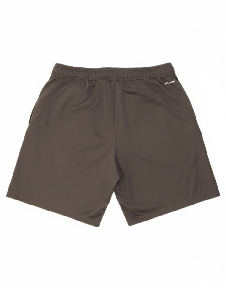 Adidas Herre Aeroready Regular Fit Sportshorts Large Grå Polyester